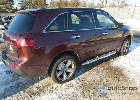 2013 Acura Mdx Technology Package z USA, uszkodzony, nr VIN 2HNYD2H34DH512874